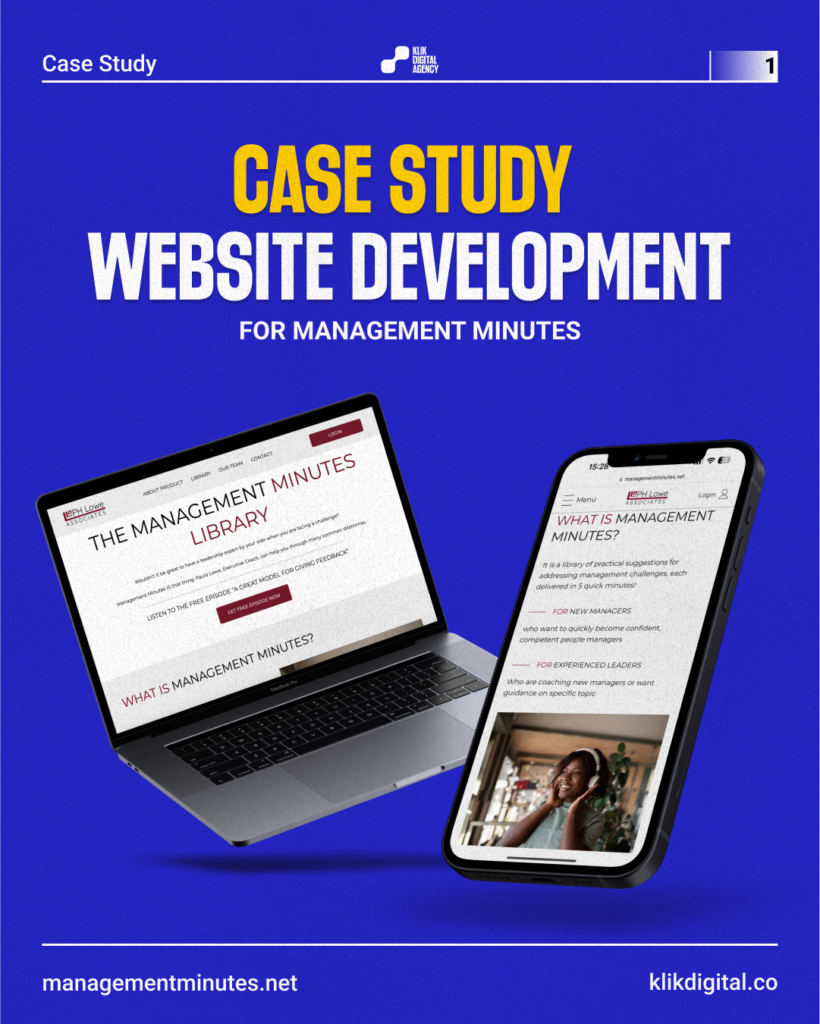 Website development for Management Minutes